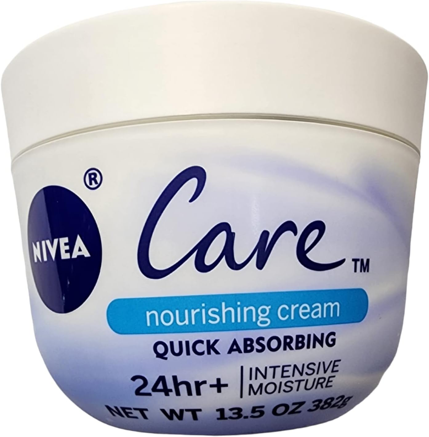 NIVEA Care Nourishing Cream Quick Absorbing 24hr Intense Moisture Face Body 13.5 Oz