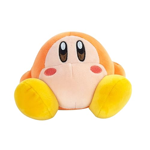 Club Mocchi-Mocchi- Kirby Plushies - Waddle Dee Plush - Soft and Squishy Kirby Plush Video Game Collectibles - Kawaii Plushies and Gaming Room Decor - 6 Inch - Waddle Dee Plushie