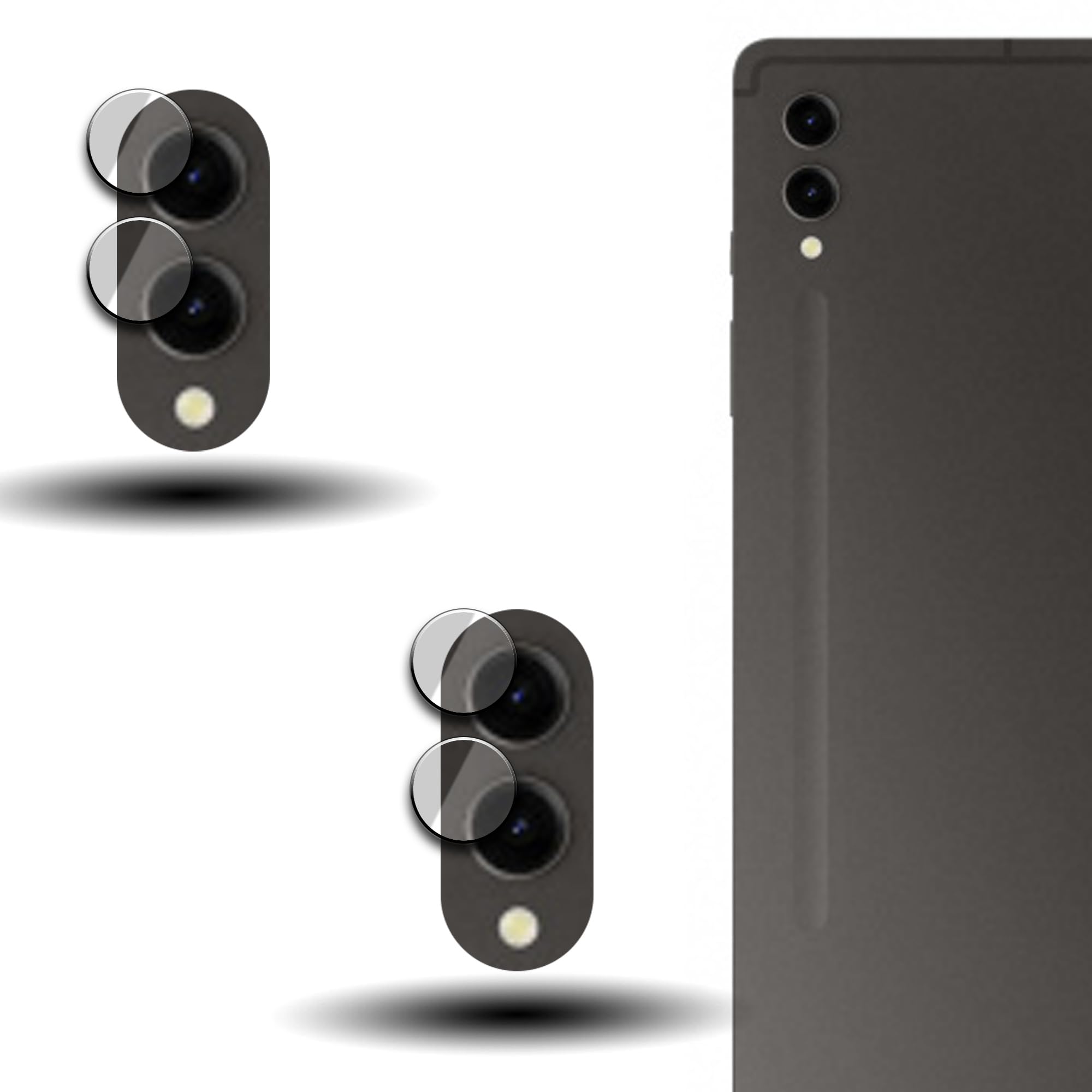 Mobile Camera Lens Protector For Samsung Galaxy Tab S9 Ultra, Scratch Resistance, 9H Hardness (Pack of 2) (B0CQKGCJNR) Amazon Price History, Amazon Price Tracker