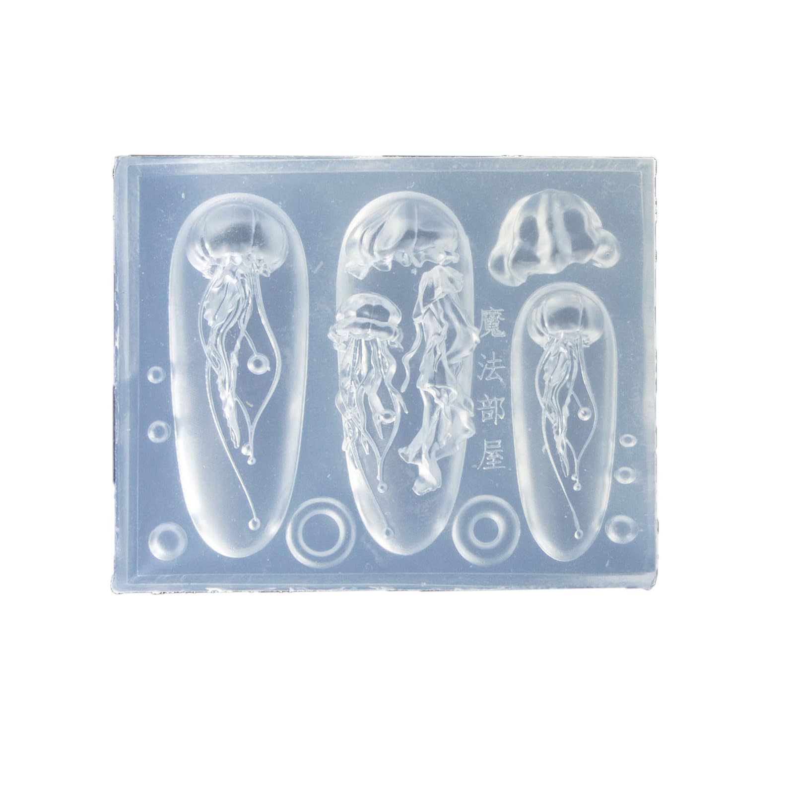 Ljmyy Creative Jellyfish Art Silicone Dropper Mold Decoration Unique Manicures Silicone