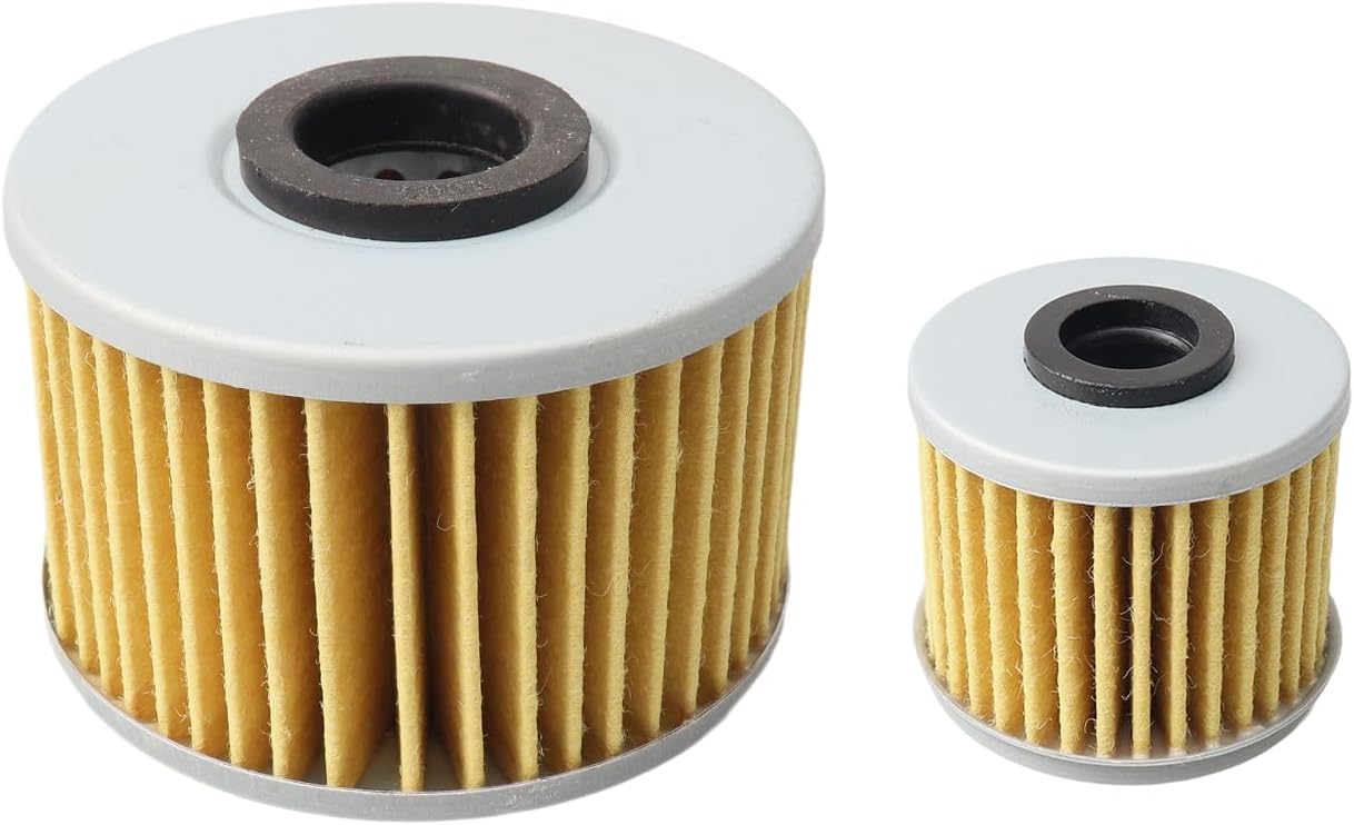2-PACK Oil Filter with Rubber Ring kit for Honda Pioneer Engine 1000 1000-5 (2016-2022) Replaces 15412-MGS-D21 15412-HP7-A01 91301-107-000 91302-PA9-003 94109-14000 94109-12000