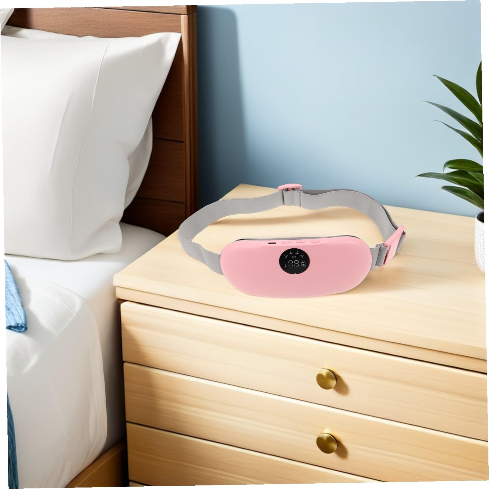 ibasenice Cinturón De Cintura Con Almohadilla Térmica Para Niñas Cinturón De Cintura Con Para La Menstruación Almohadillas Térmicas Para Cólicos