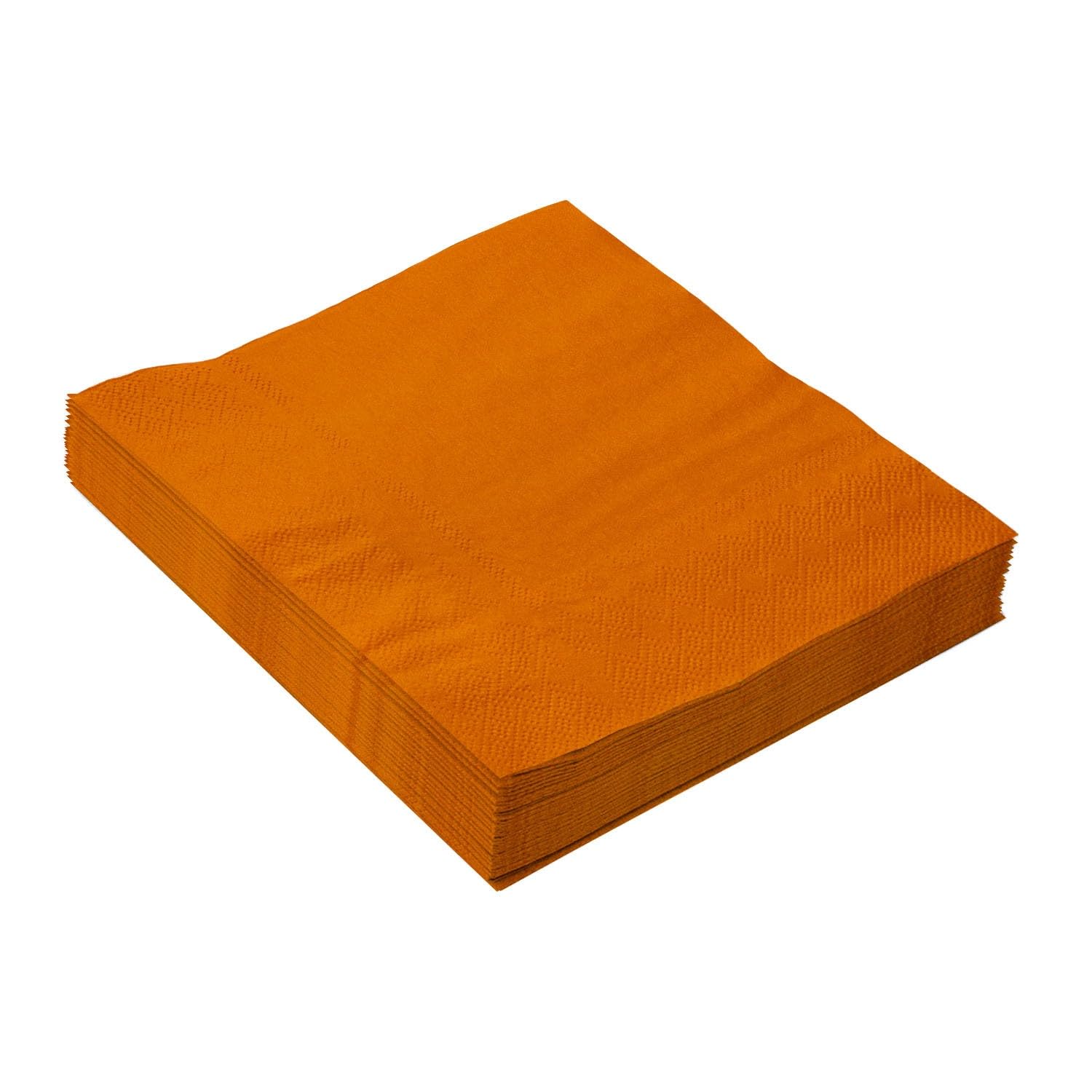 Servilletas Papel Naranja Desechables Servilletas Decoupage Cocktail Cumpleaños 2 Capas Toilet Papel Higienico Decoración de Mesa para Bodas,Fiesta en el Jardín 30 Paquetes(33x33cm）