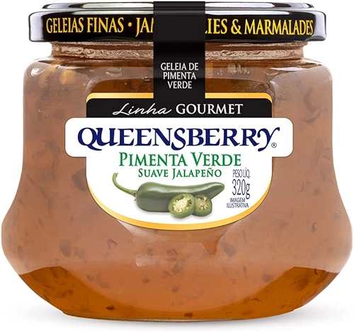 Geleia Agridoce de Pimenta Suave Jalapeño Queensberry Gourmet 320g