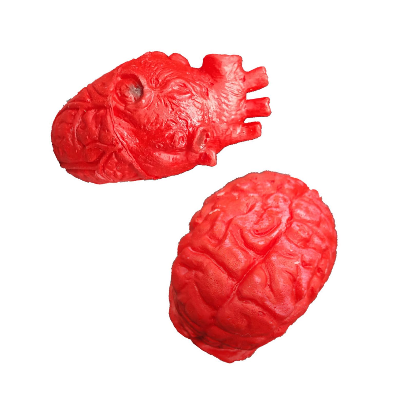 Realistic Heart Simulation Heart Scary Toy Body Part Brains Eyeballs Fingers Models for Horror Party Props Anatomical Stress Relief