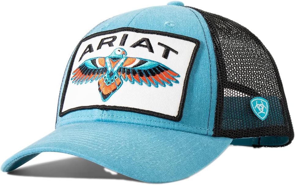 ARIAT Ladies Thunderbird Patch Blue Cap