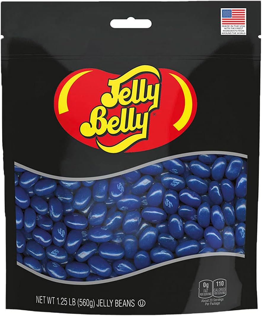 Jelly Belly Blueberry Jelly Beans 1.25 Pound Resealable Pouch