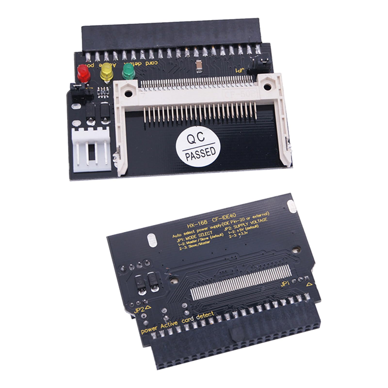 Adattatore per scheda di memoria flash compatto a 40 pin hard disk convertitori adattatore hard disk shock compatto lampeggiante
