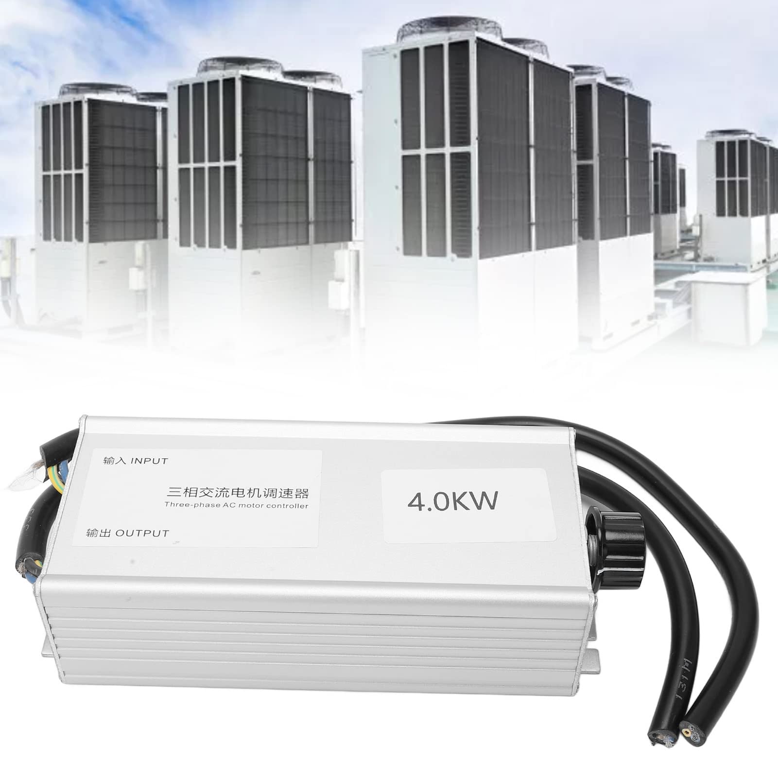 Stop aluminium 380 V 4KW AC 3 Faza Wysoka moc STEPLESS Control, kontroler silnika dla trzech fazowych wentylatorów