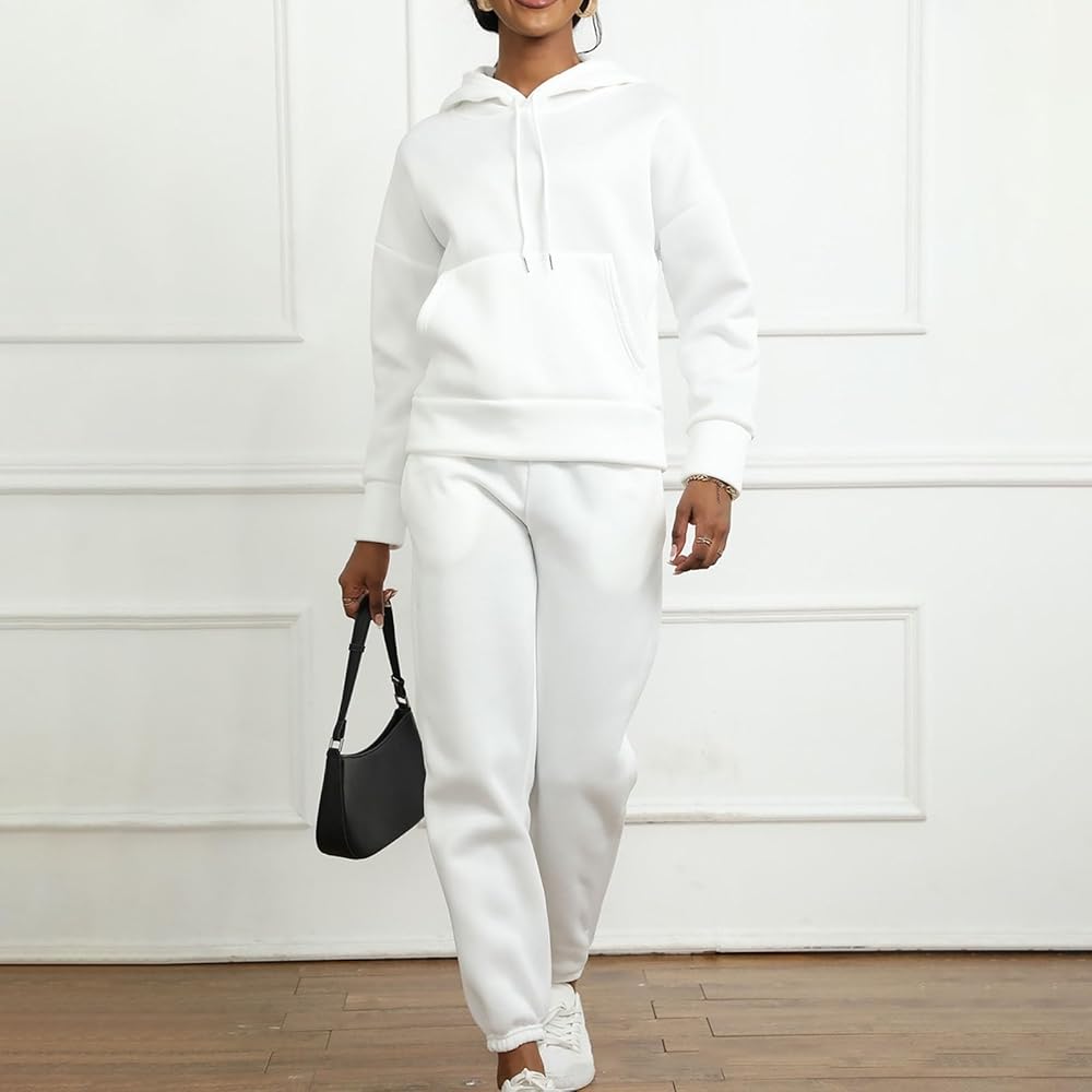 秋冬上品コーデ❤️レディース　ジャージ　スウェット　ホワイトセットアップ上下 Amazon | ホワイトジャージ 上下 セット レディース スウェット