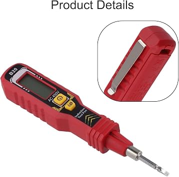 Digital Voltage Tester Pen with Non-Contact Detection, for ANENG, 11V-450V Range, LED Display and Screwdriver for Electrical Testing(black)