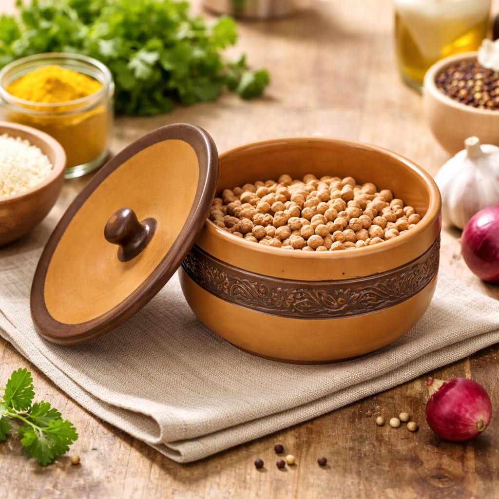 Handmade Terracotta Handi - Serve Biryani & More -4