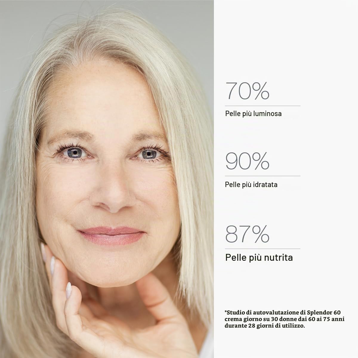 Bella Aurora Crema Facial de Día Anti-Edad 60+ Años SPF 20, 50 ml Anti-manchas, Anti-Arrugas y Despigmentante | Efecto Lifting | Ácido Hialurónico | SPLENDOR 60