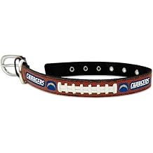 NFL San Diego Chargers Classic Leather Football Collar, Medium