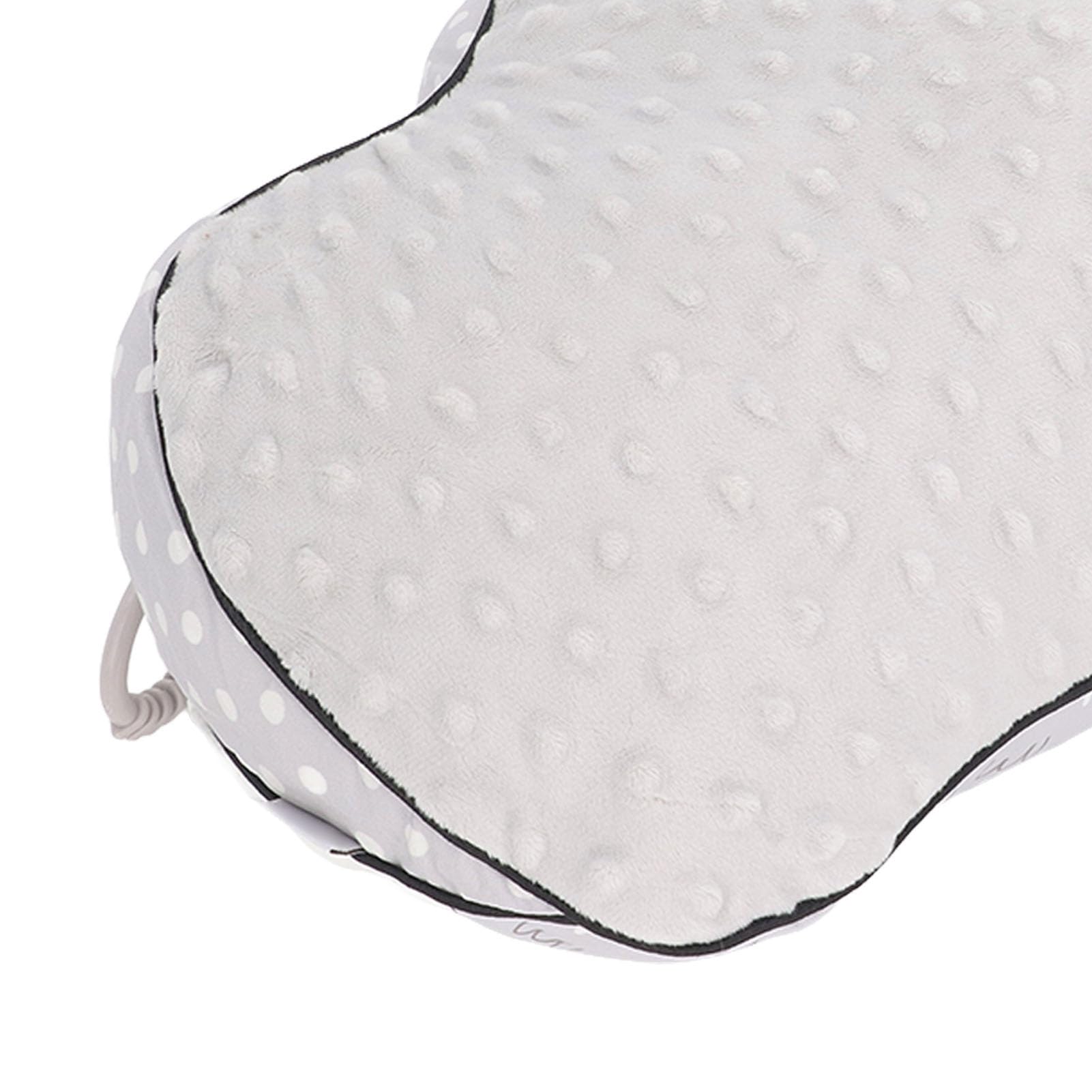 Baby-Bauchzeitkissen, Weiche Kopfstütze aus Polyester-Baumwolle für Neugeborene mit Rassel-sensorischem Krabbelspielzeug, für Frühes Nackentraining und Bequemen Schlaf (Typ A)