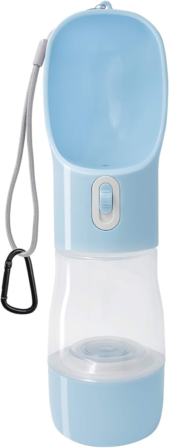 UPGRADE Dog Water Bottle, Leak Proof Portable Water Bowl Dispenser for Walking Traveling, Multifunctional Outdoor Water Dispenser for…