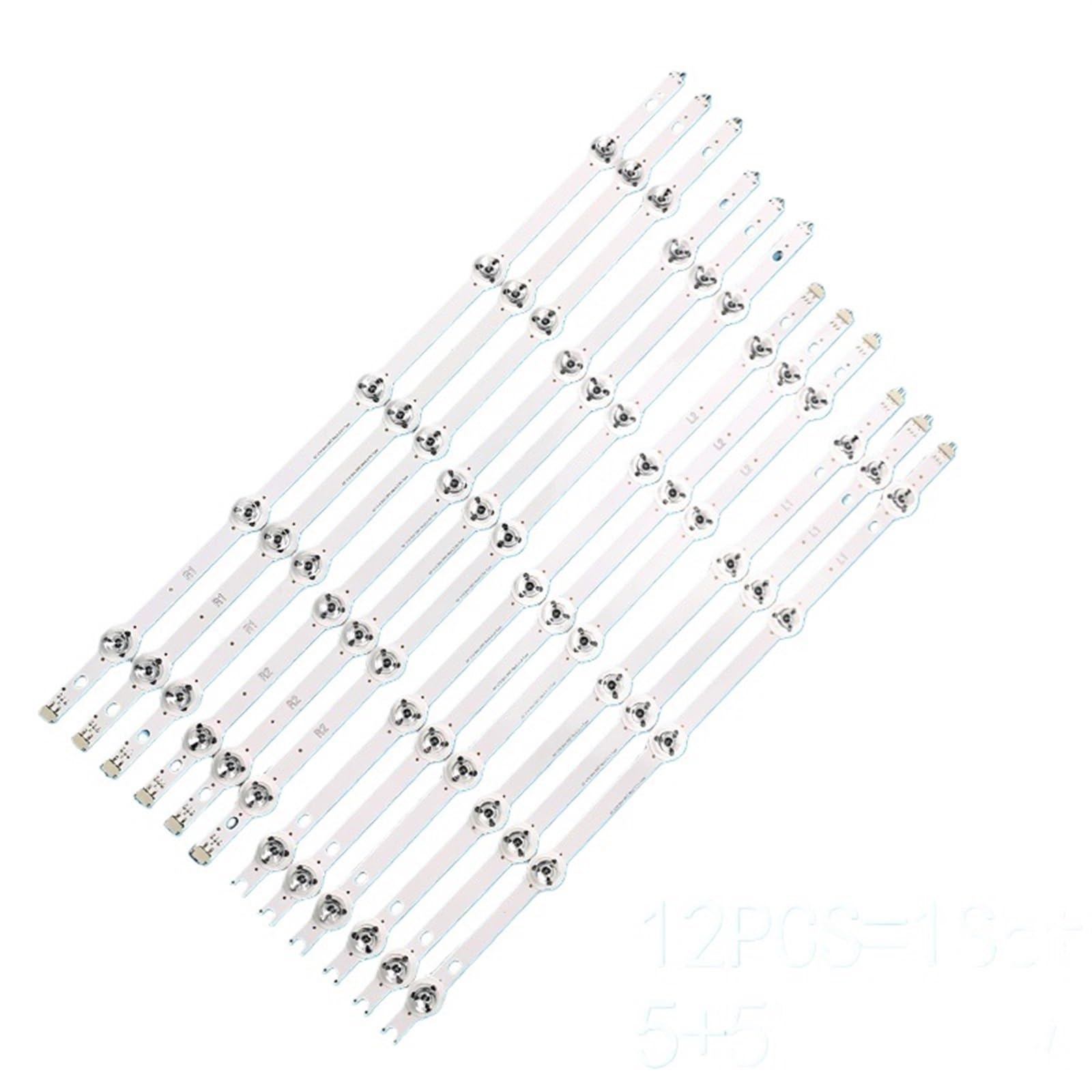 Striscia LED da 12 Pezzi Compatibile con TV G 50 "TX-50AS650 TX-50AS740 6916L-1825A 6916L-1824A 6916L-1826A 6916L-1827A LC500DUF UG F1 V14 Slim DRT Re