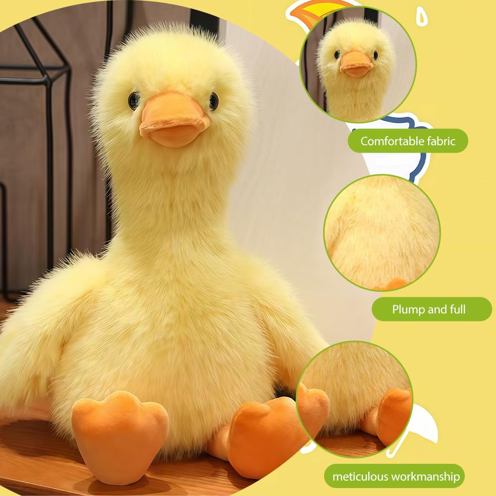 ZappelStift Yellow Plush, Duck Teddy, Duck Toy, Cute Plushies, Baby in Yellows, Small Soft Toys - Image 3