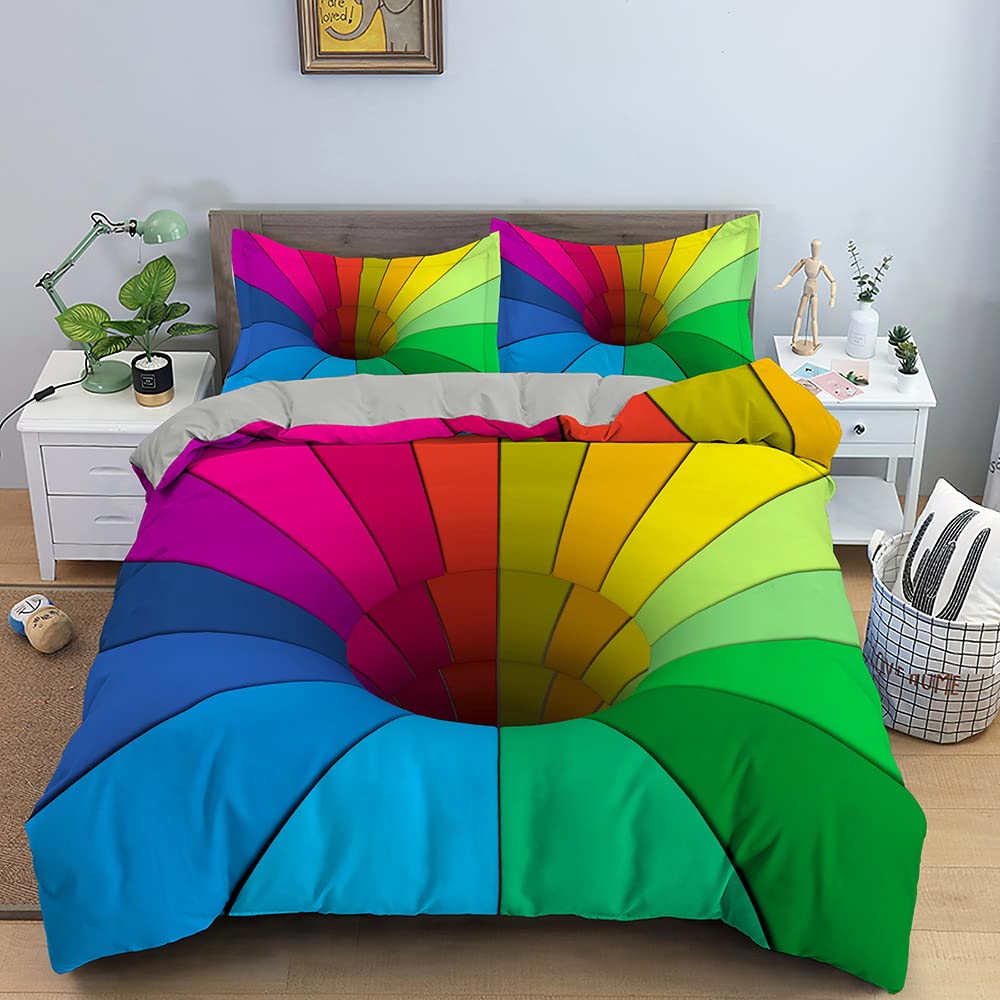 Linge de lit et oreillers pour chambre adulte ambiance abstract