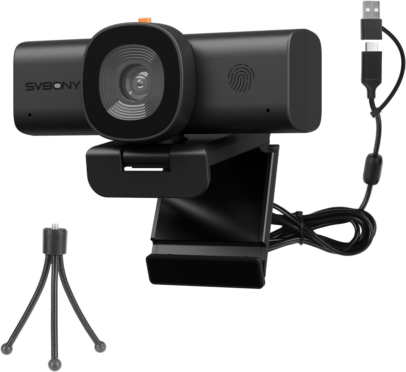 SVBONY 2K Webcam for PC with Low-Light 3D Noise Reduction for Remote Work