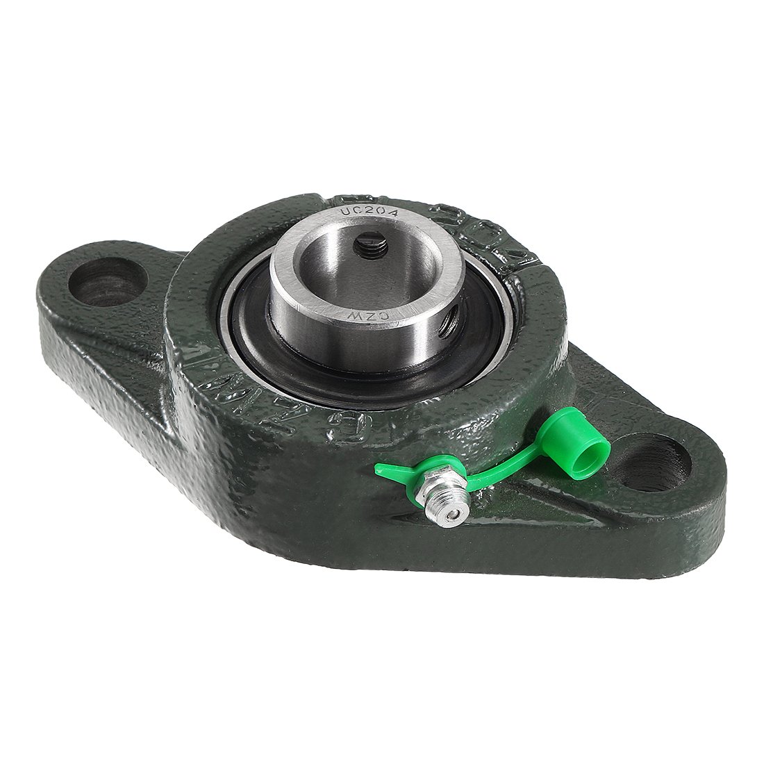 sourcing map Rodamiento Autoalineable UCFL204, 2pcs 20mm Cojinete de Brida, Rodamiento con Soporte, Cojinete de Bloqueo para Brida para Maquinaria de Transporte/Impresión 3D