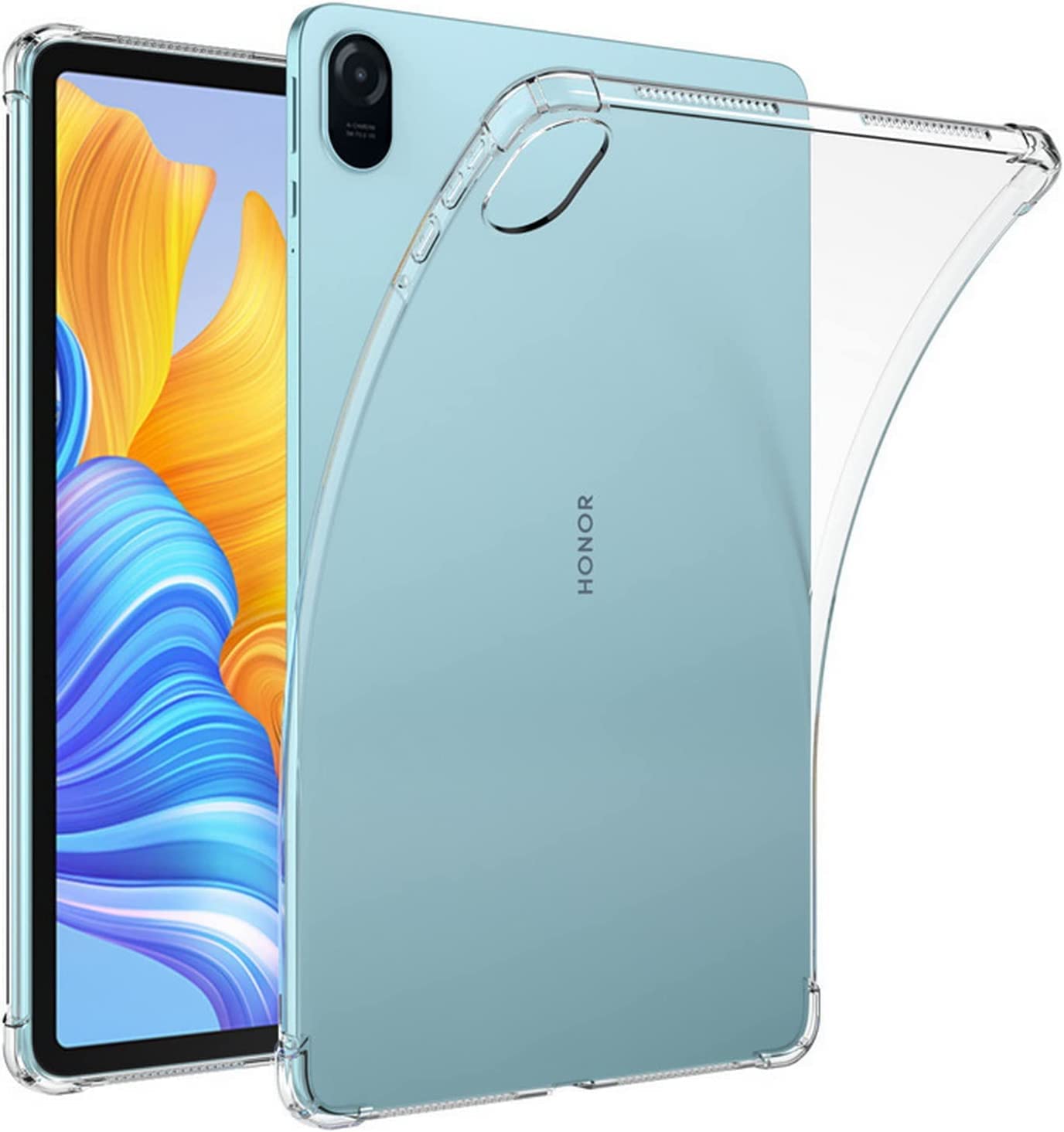 M.G.R.J® Shockproof Bumper Corner Case Cover for Honor PAD 8 30.40 cm Tablet (12") (Flexible|TPU|Clear) (B0C1Z7TKQ6) Amazon Price History, Amazon Price Tracker