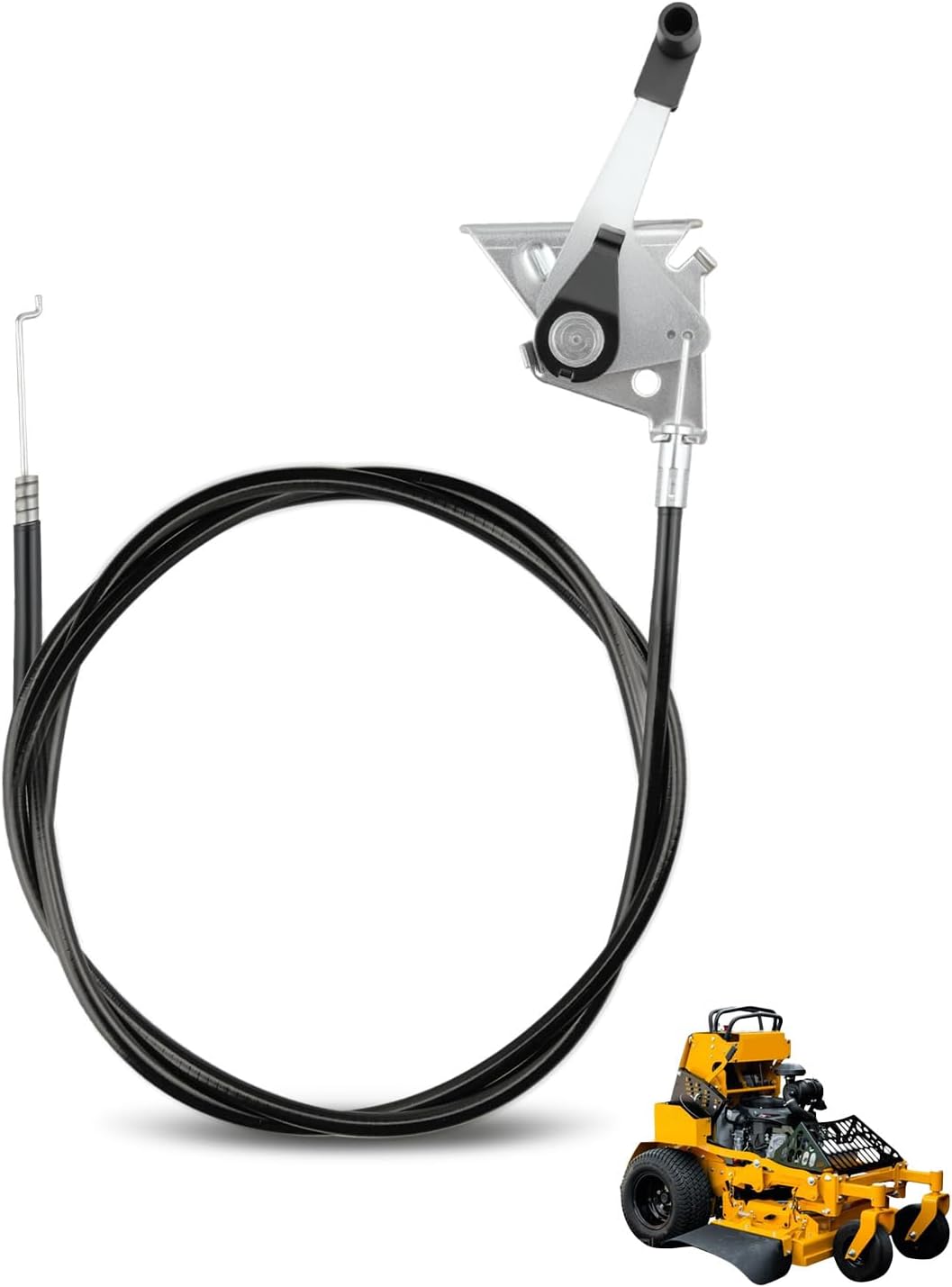 Throttle Cable Fit for Wright WS32 WS36 48" 52" 61" Deck Mowers, Replace 52420002 19729-26979