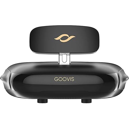 GOOVIS Pro AMOLED Display, Blu-Ray 2D / 3D Glasses HMD Support 4K Blue-ray 3D Movies,Netflix Prime Video Hulu Apple TV+ YouTube Video Movies Compatible with PS5 and Gaming Consoles HDMI connectable