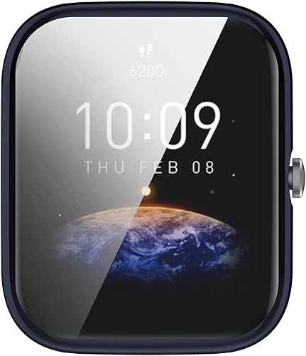 Miniatura 9 de Funda protectora de pantalla compatible con Amazfit Bip 3 Pro/Bip 3 Smart Watch Funda de TPU suave ultradelgado protector de pantalla para Amazfit
