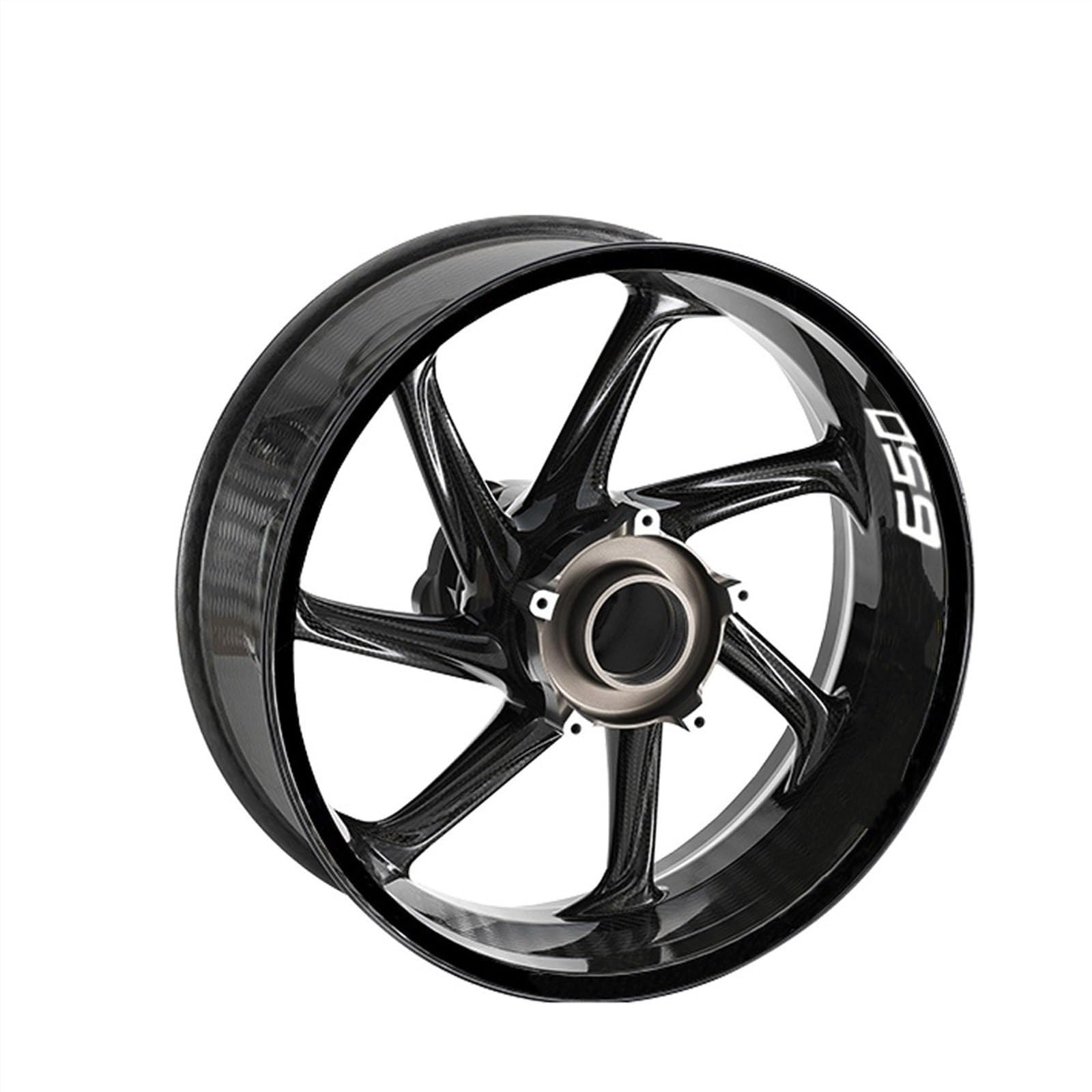 Motorcycle Wheel Stickers Reflective Decals Rims for Kawasaki for Versys 650(Color1)