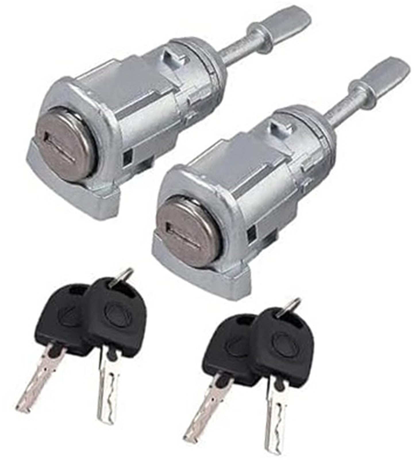 Szwaldaper Black 1 Set Auto Door Lock Latch Tailgate Lock, For Vw, For Golf 4 Iv, For Mk4, For Bora, For A6, For, For Fabia For Polo 1997-2009 604837167 604837168(Black 1 Set)