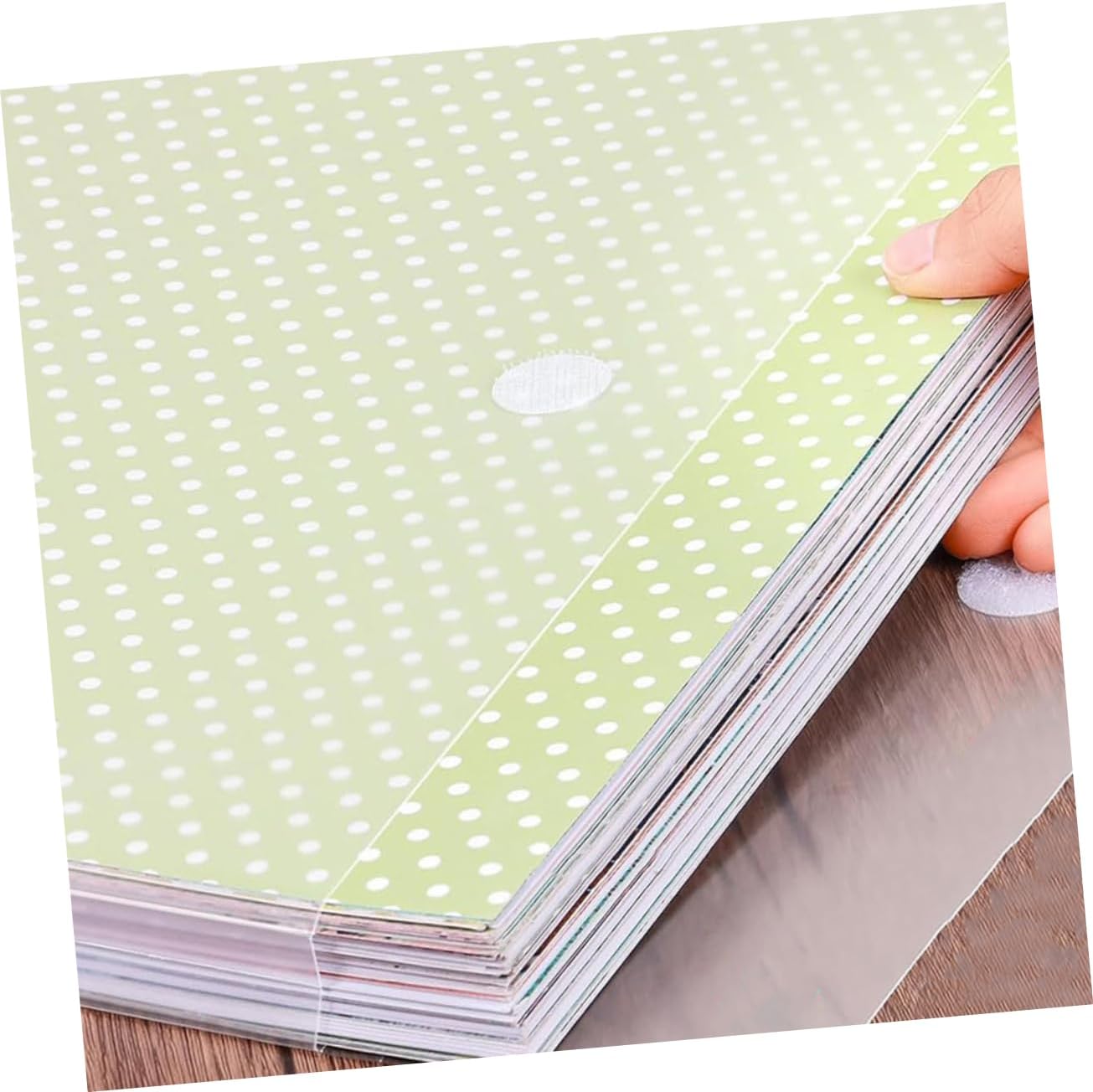 12Pcs Transparent File Organizer for Craft Paper Vinyl Photos Documents Durable Material Secure Closure for Efficient Storage Organization