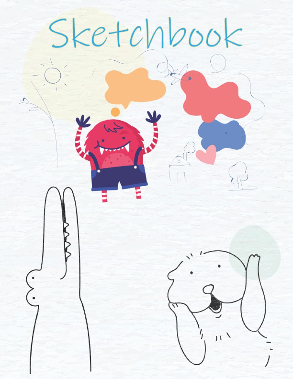 Sketchbook: for kids Blank Paper for Drawing - ( 8.5"x11" ) Blank Paper 110 Pages (Sketchbooks For Kids) for Drawing, Doodling or Sketching