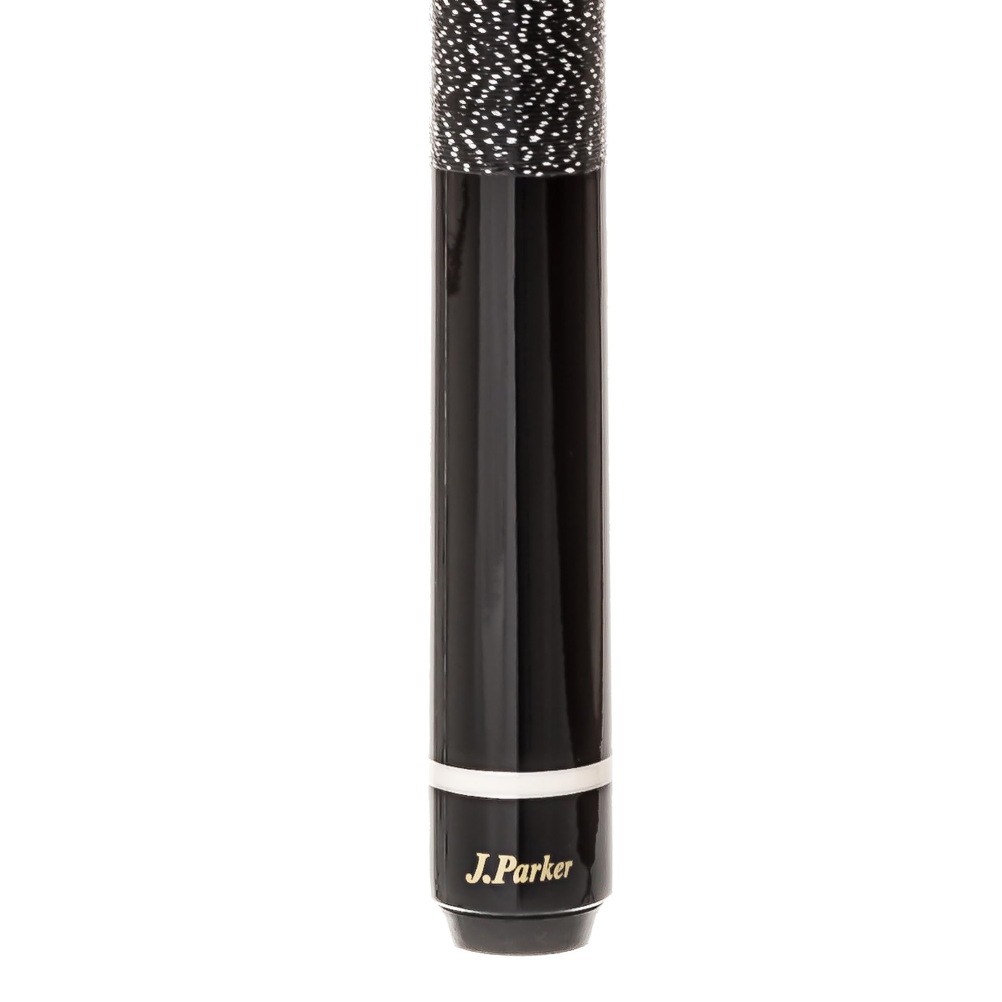 Parker Billardqueue JPS-Serie einfarbiger 2-TLG.Profi-Cue, hochwertiges Ahornholz und Leinenwicklung Griffbereich, 13 mm Ledertip, schwarz, dunkelrot und weiß
