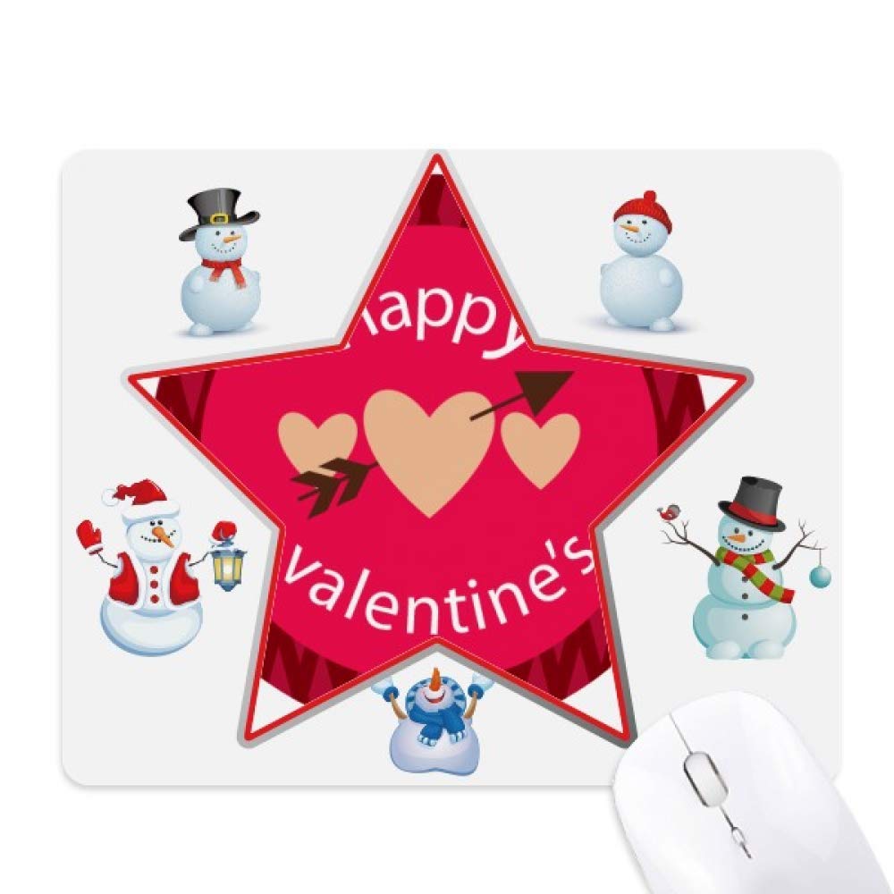 Tapis de souris motif flèche de Noël avec impression haute définition durable
