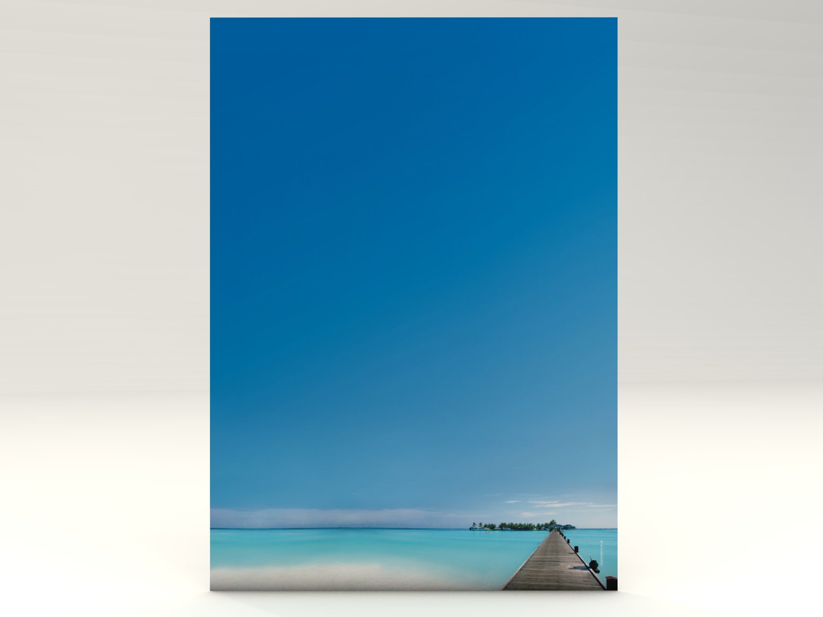 Südsee Lagune, 20 Blatt Motivpapier, ideal fŸr Private Briefe, Mailings, Einladungen. 100g/qm