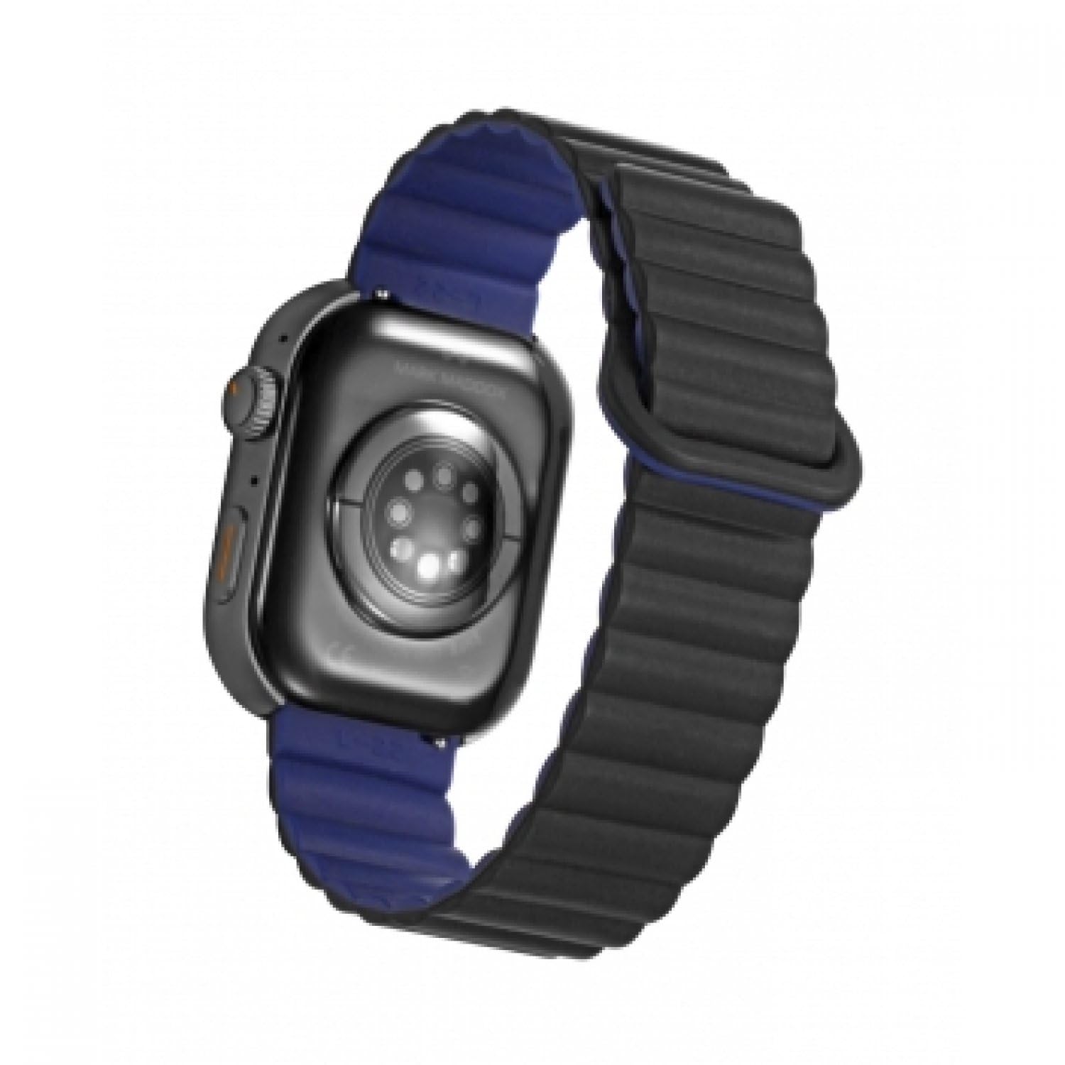 Mark Maddox Smart HS2007-50 - Smartwatch unisex nero e viola, cinturino in gomma, chiamate dall'orologio, GPS in app, controllo stress e frequenza cardiaca, collezione Smart Now