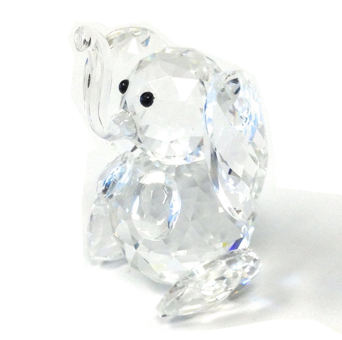 Figura de Elefante Sentado de Cristal Amlong, 2,33 cm
