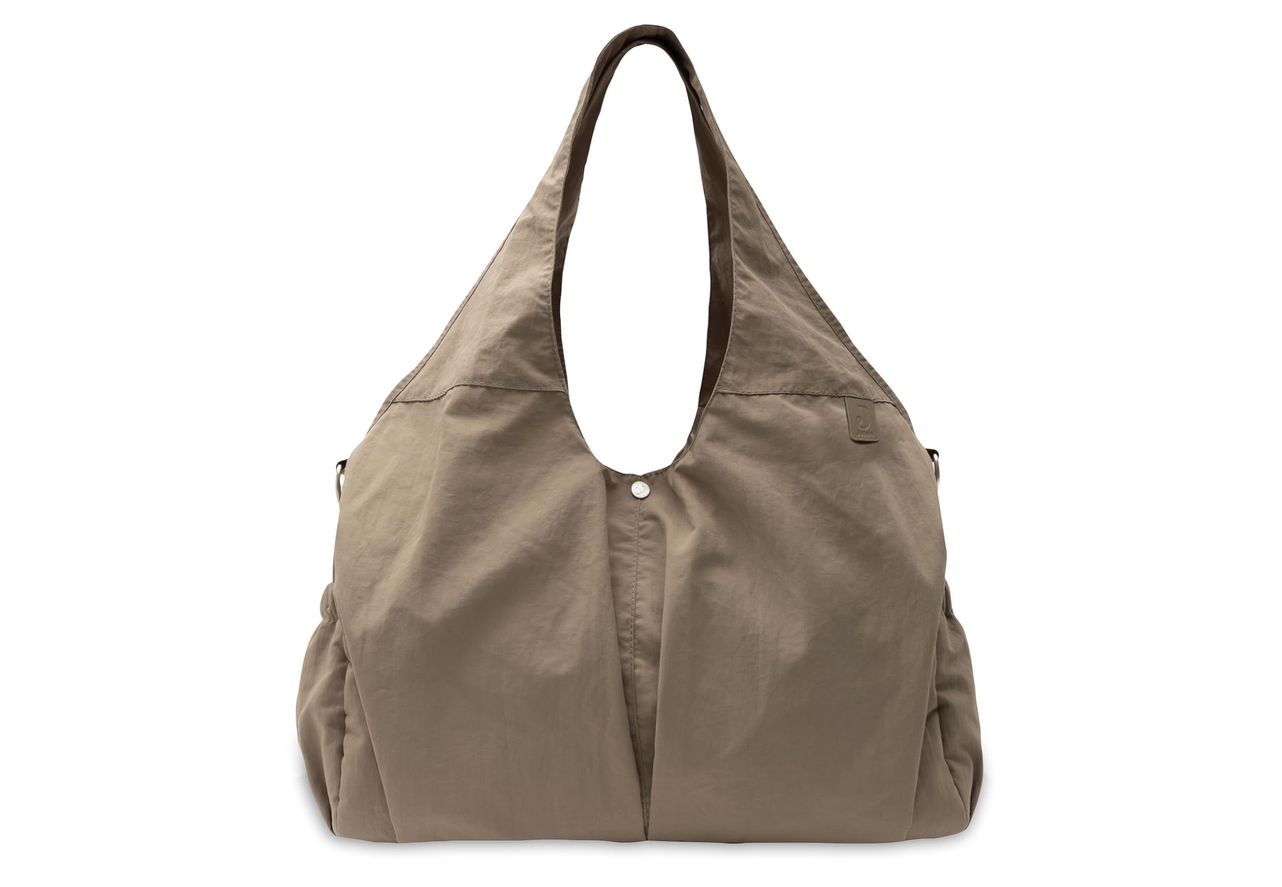 Jollein Wickeltasche Urban – Earthy – Moderne Wickeltasche im Naturton – Wasserabweisend & Pflegeleicht – Mit Schultergurt & Wickelunterlage – 40x20x25cm