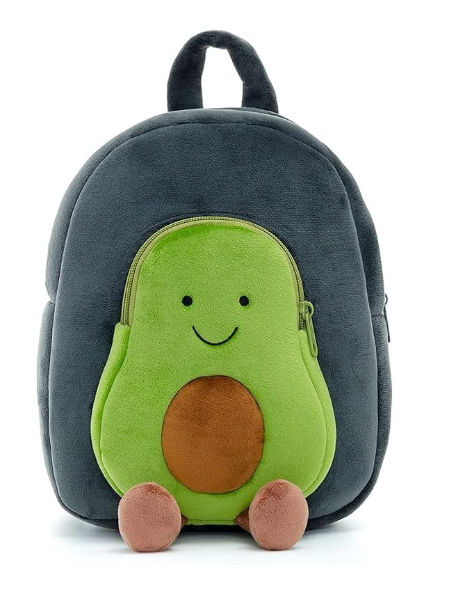 Image of MELVIS Cute Kids Backpack Toddler Bag | Plush Cartoon Mini Travel Bag for Baby Girl & Boy (1-5 Years) | Small Preschool Nursery Bag