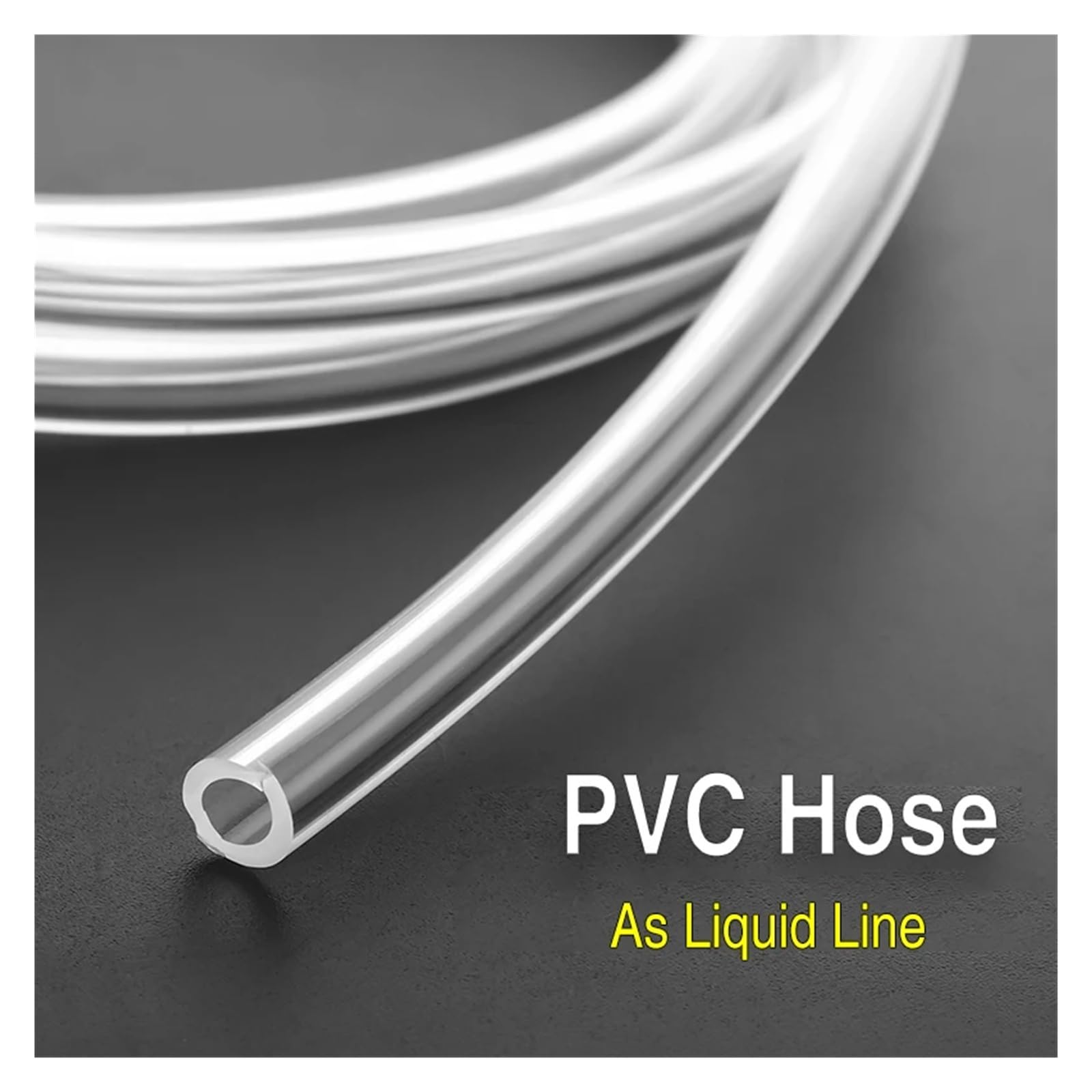 Accesorios de elaboración de cerveza, tubo flexible de PVC de 7 mm de diámetro interior y 5 metros de longitud para elaboración de cerveza y vino, dispensador de bebidas artesanales de alta resisten