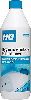 HG Hygienic Whirlpool Bath Cleaner 1L - Internal Whirlpool System Cleaner - Removes Scale Grease