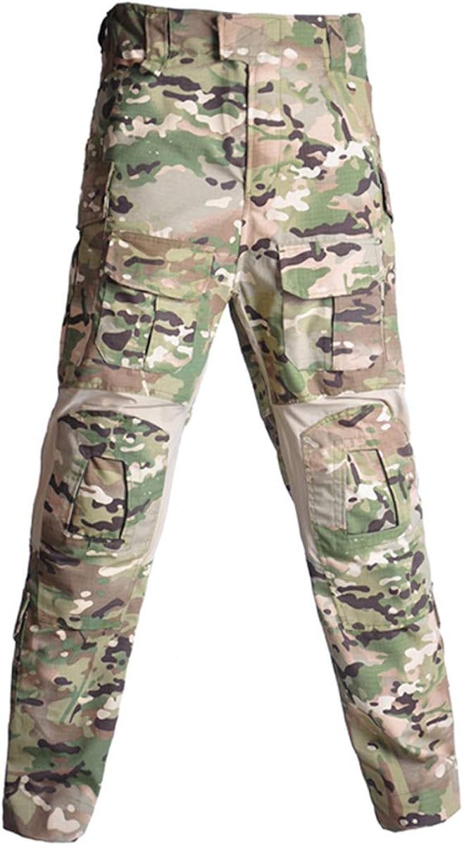 HARGLESMAN Men's Tactical Military Suits Long Sleeve Waterproof Rip-Stop Uniforms Combat Shirt and Pants Elbow Knee Pads: Clothing, Shoes & Jewelry
