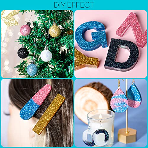 Fine Glitter, Ygdz 140G 4.93Oz Glitter Powder For Tumblers Resin Crafts, Cosmetic Nail Face Body Glitter, Gold #TOP5