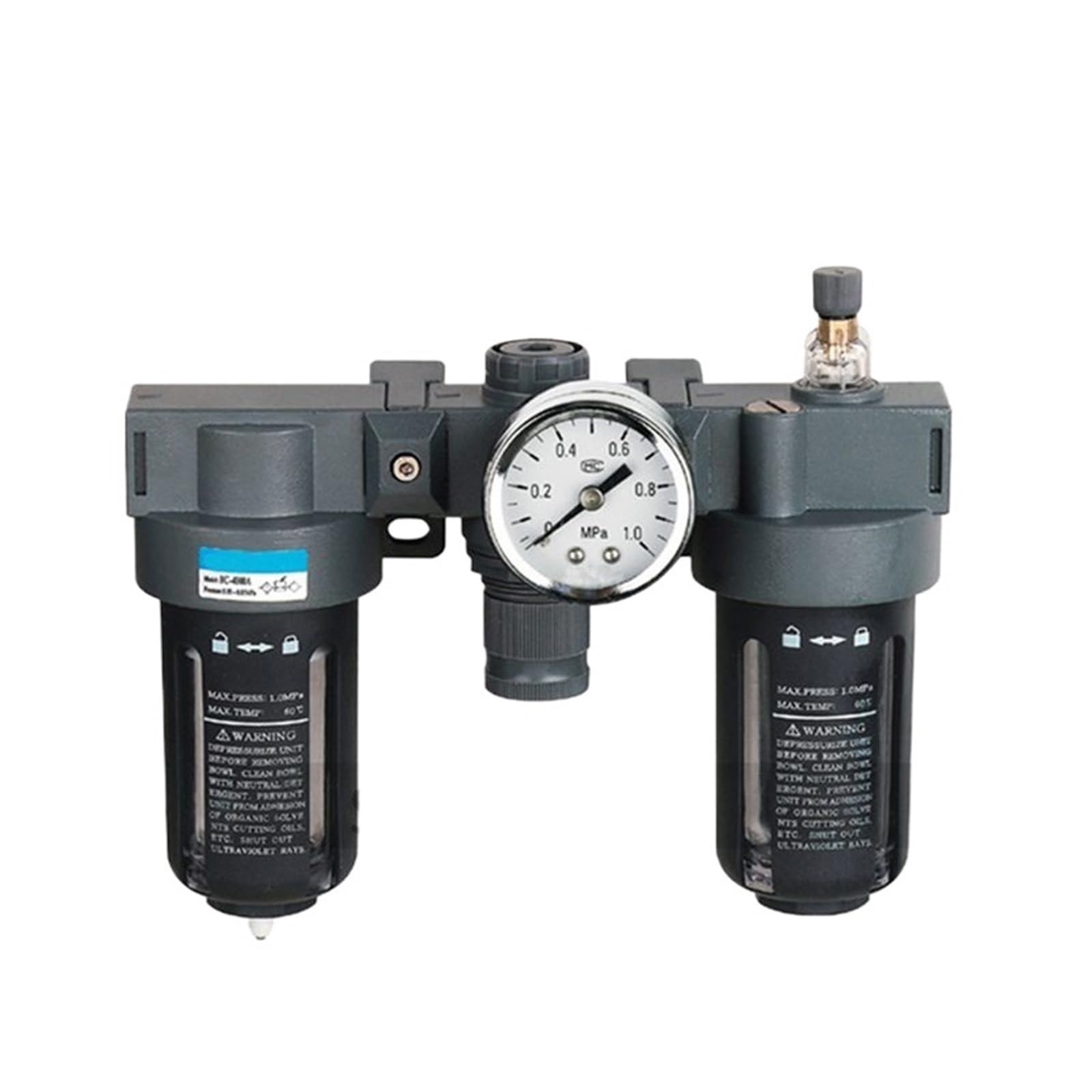 FRL Unità AC2000 BC2000 1/4 3/8 1/2 Filtro aria aria Lubrificazione Auto Drain(BC4000 B Tipo G1-2)