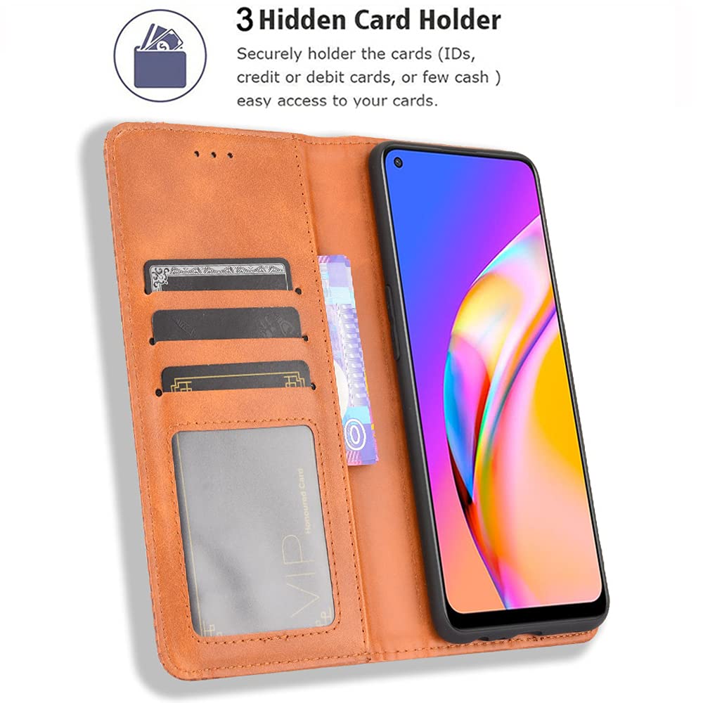 Cover per Xiaomi Redmi 12 in Pelle Custodia Magnetica Flip Portafoglio a Libro