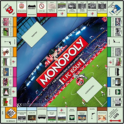 Winning Moves - 00675 - Monopoly 1. FC Köln Brettspiel Gesellschaftsspiel