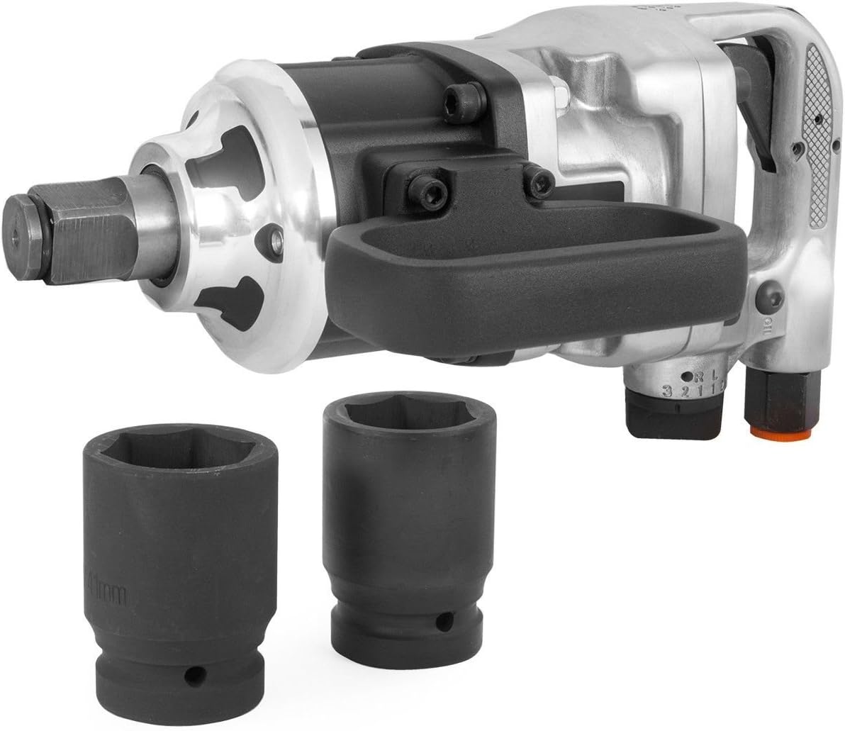9TRADING 2000 Ft lbs 1" Air Impact Wrench Gun short Shank Commercial Truck w /2 Sockets,Free Tax,Delivered within 10 days