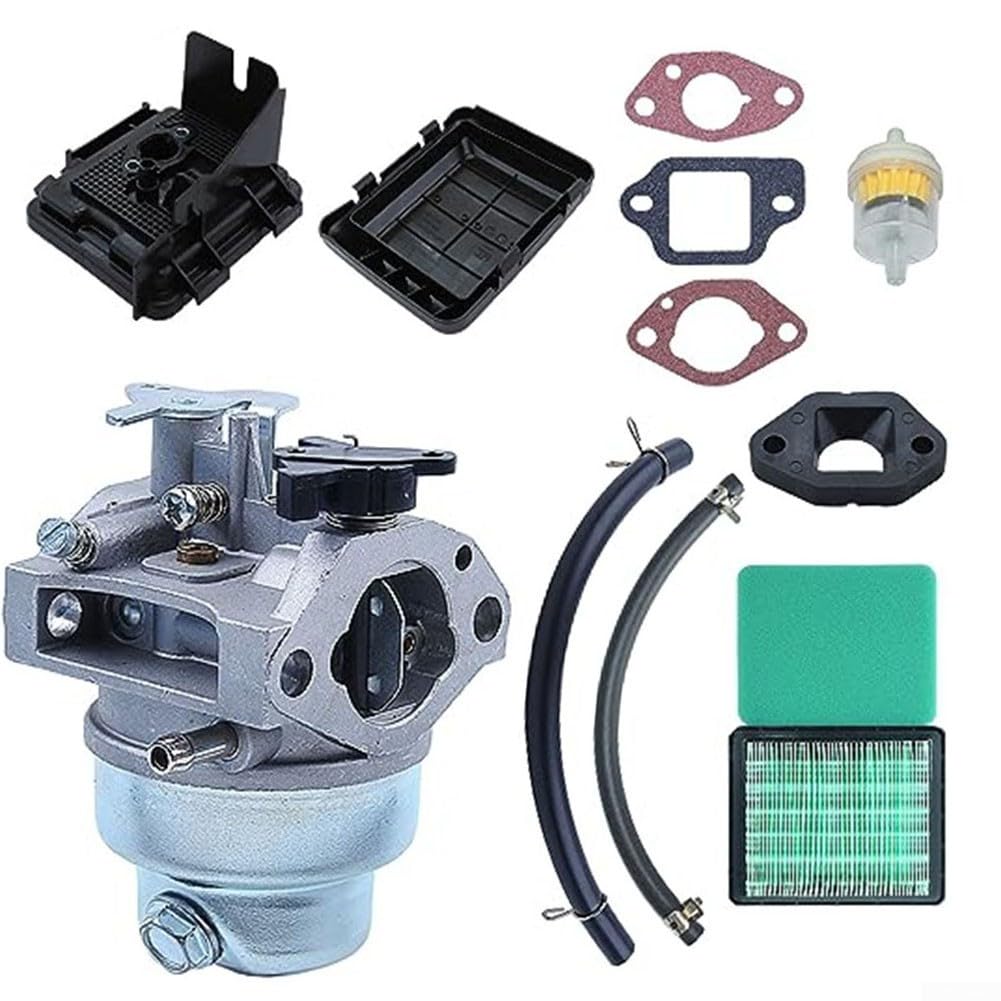 Komplett für Honda GCV 160 Serie Rasenmäher Wartungsset mit Vergaser, Luftfilter und Kurbelgehäusedichtungen