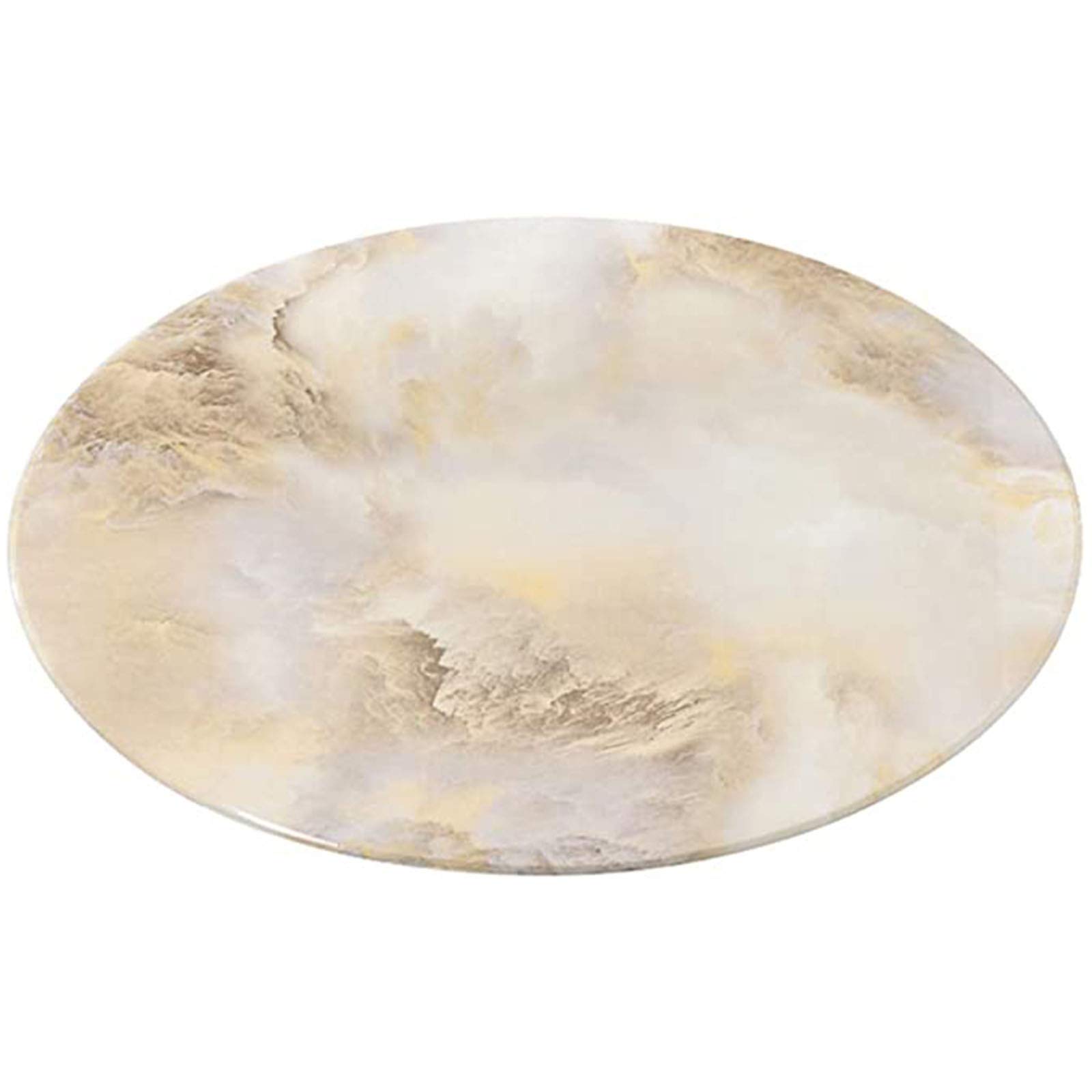 Plateau de service rotatif Lazy Susan en marbre pour partager vos repas